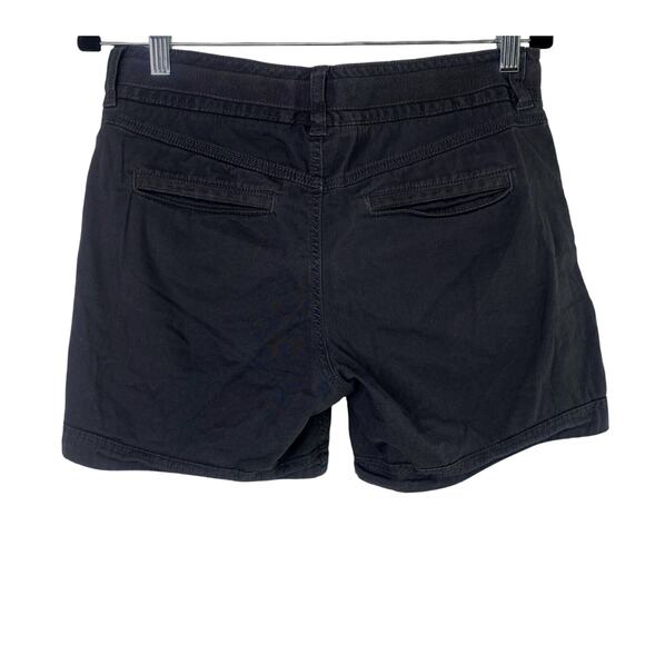 Athleta Relaxed Fit Cotton Cargo Bermuda Shorts Zip Clasp 5-Pockets 6 Grey #2808 - Picture 4 of 12